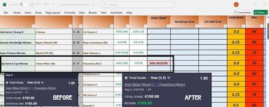 Captura del software Live Goals PRO: Pronósticos de Goles en Vivo