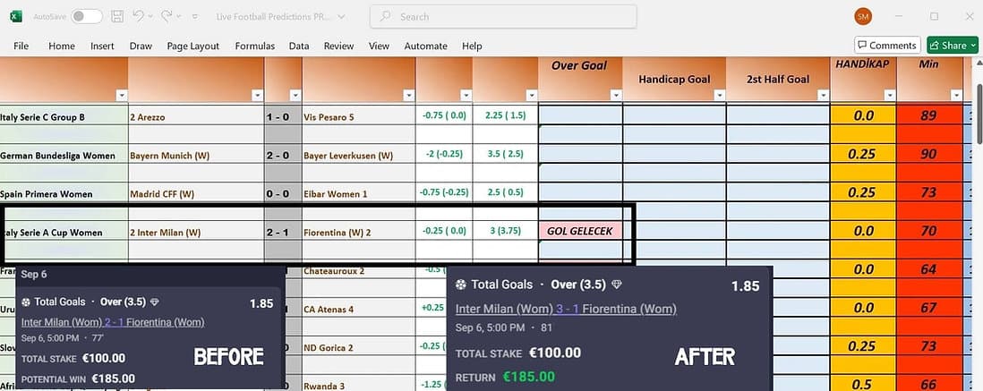Live Goals Football Predictions PRO