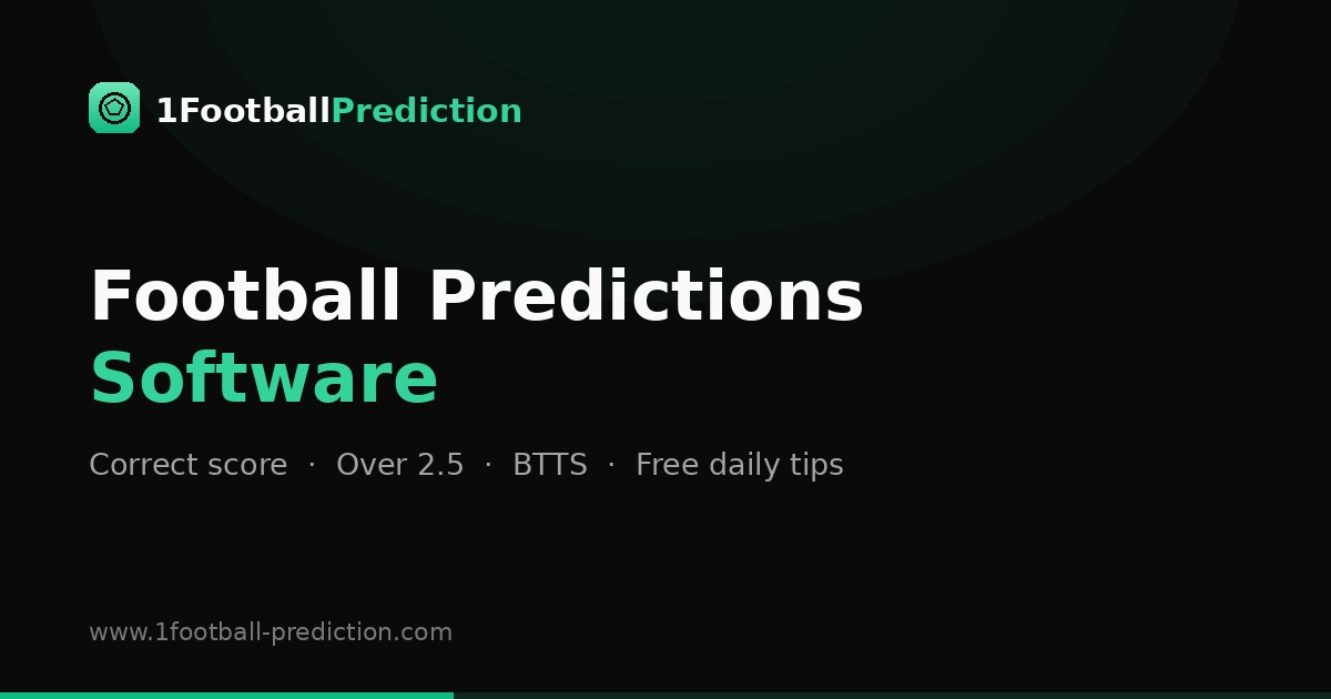 Football Predictions Software